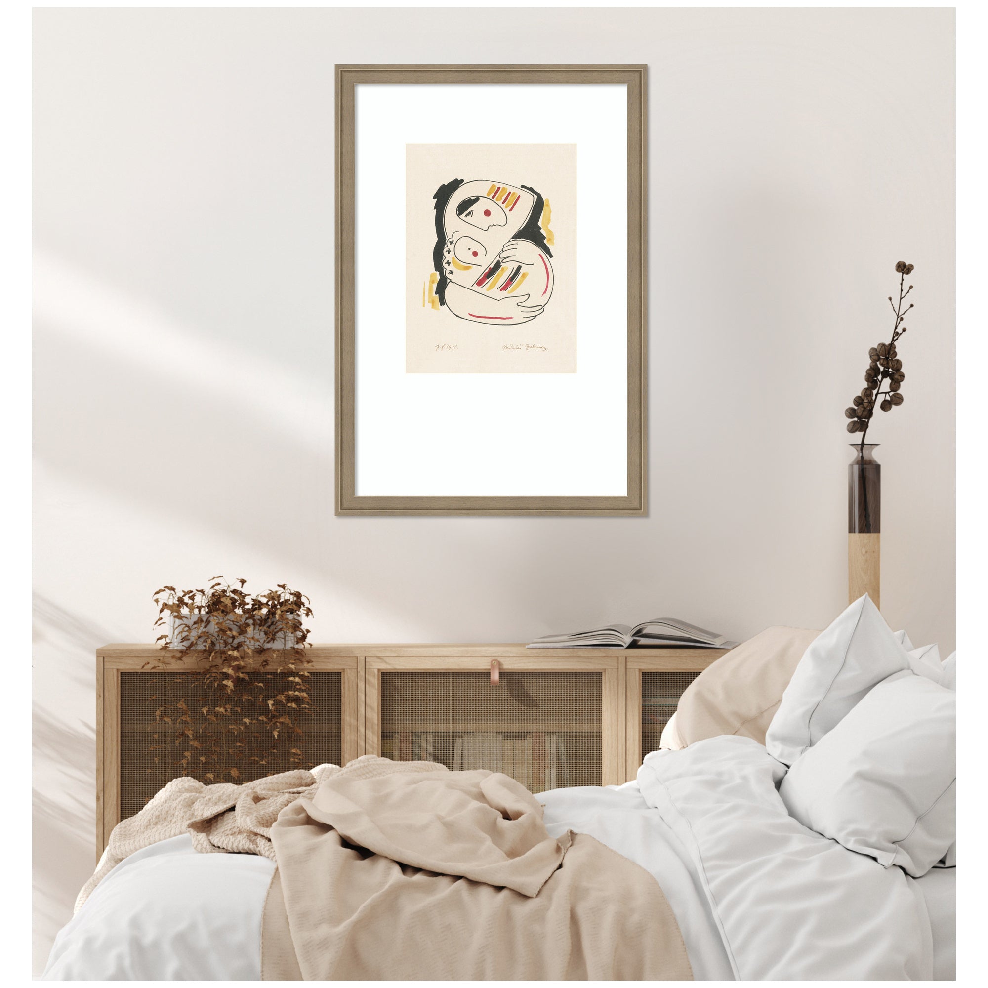 P F 1938 Mikulas Galanda by Nostalgia Prints Framed Wall Art Print