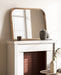 Arch Mirror Rustic Brown 34x28 7