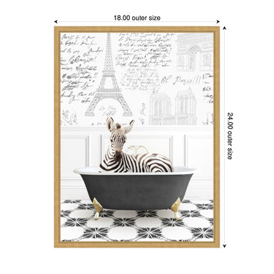 Framed Canvas Sylvie Bright Gold 18x24 2