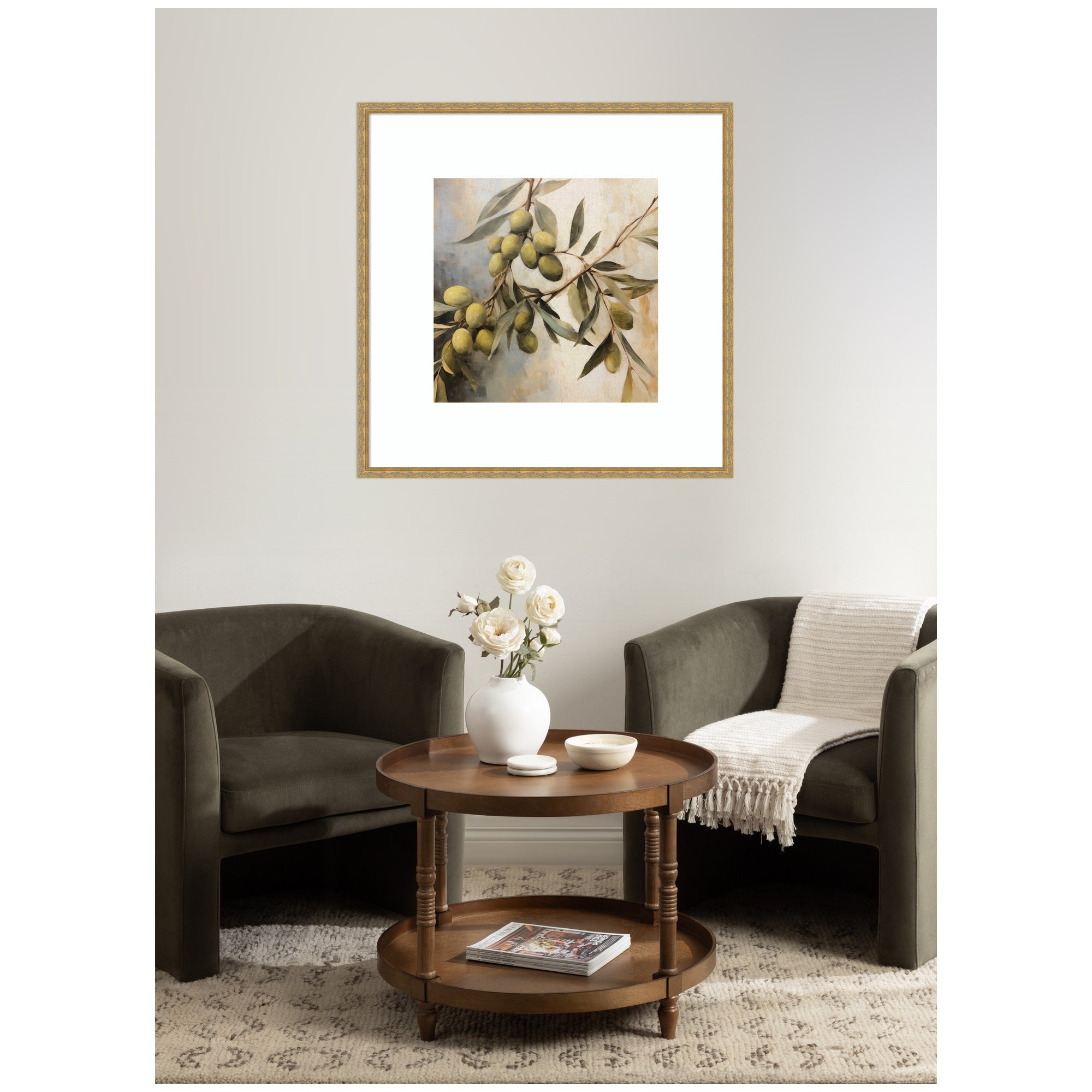 Olive Tree by The Creative Bunch Studio Framed Wall Art Print