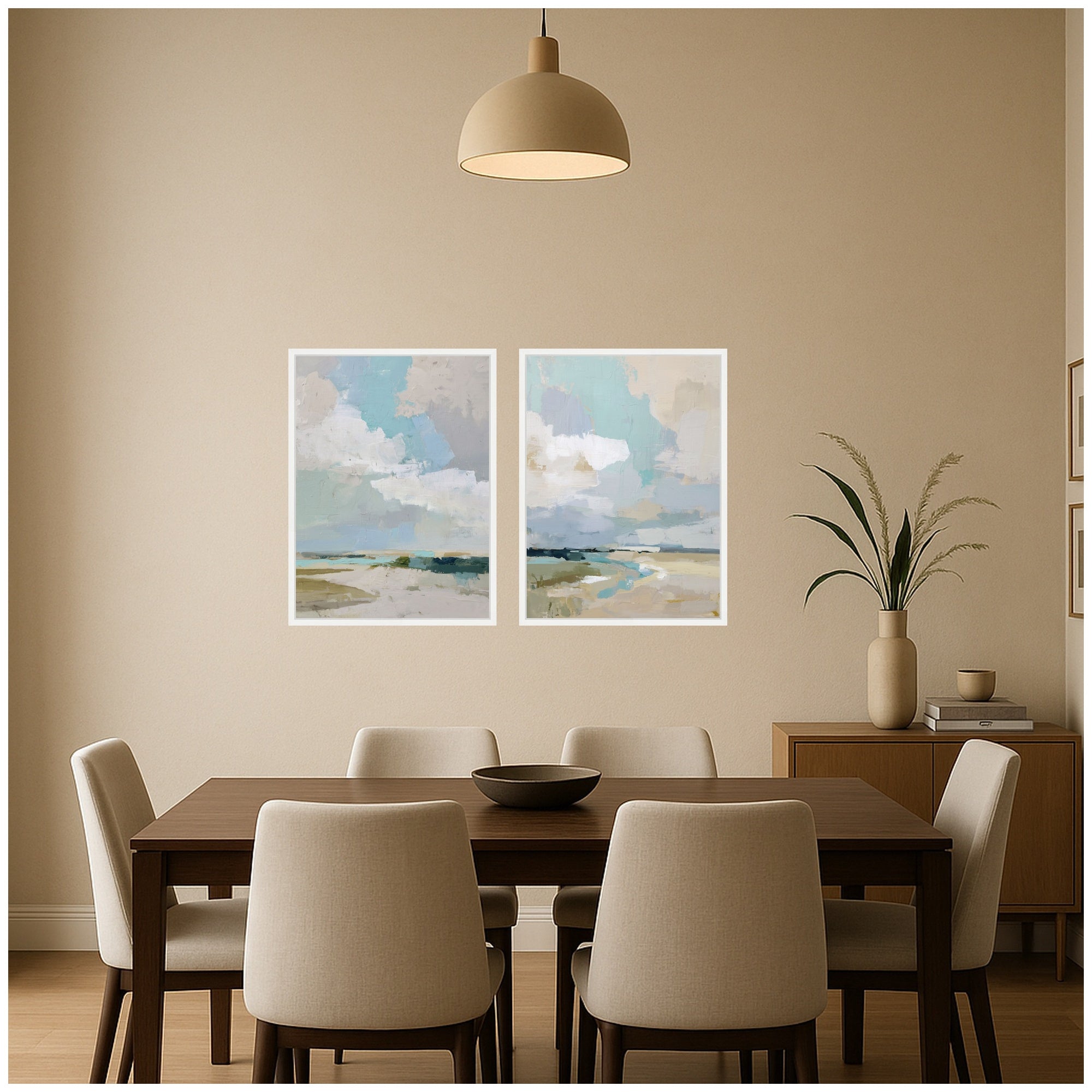 Art Set 2 Piece Set 18x24 Sylvie White 7