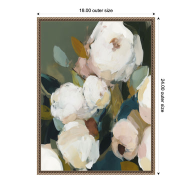 Framed Canvas 18x24 Sylvie Beaded Dark Gold 2