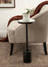 Drink Table Bronze Black 10x10x24 6