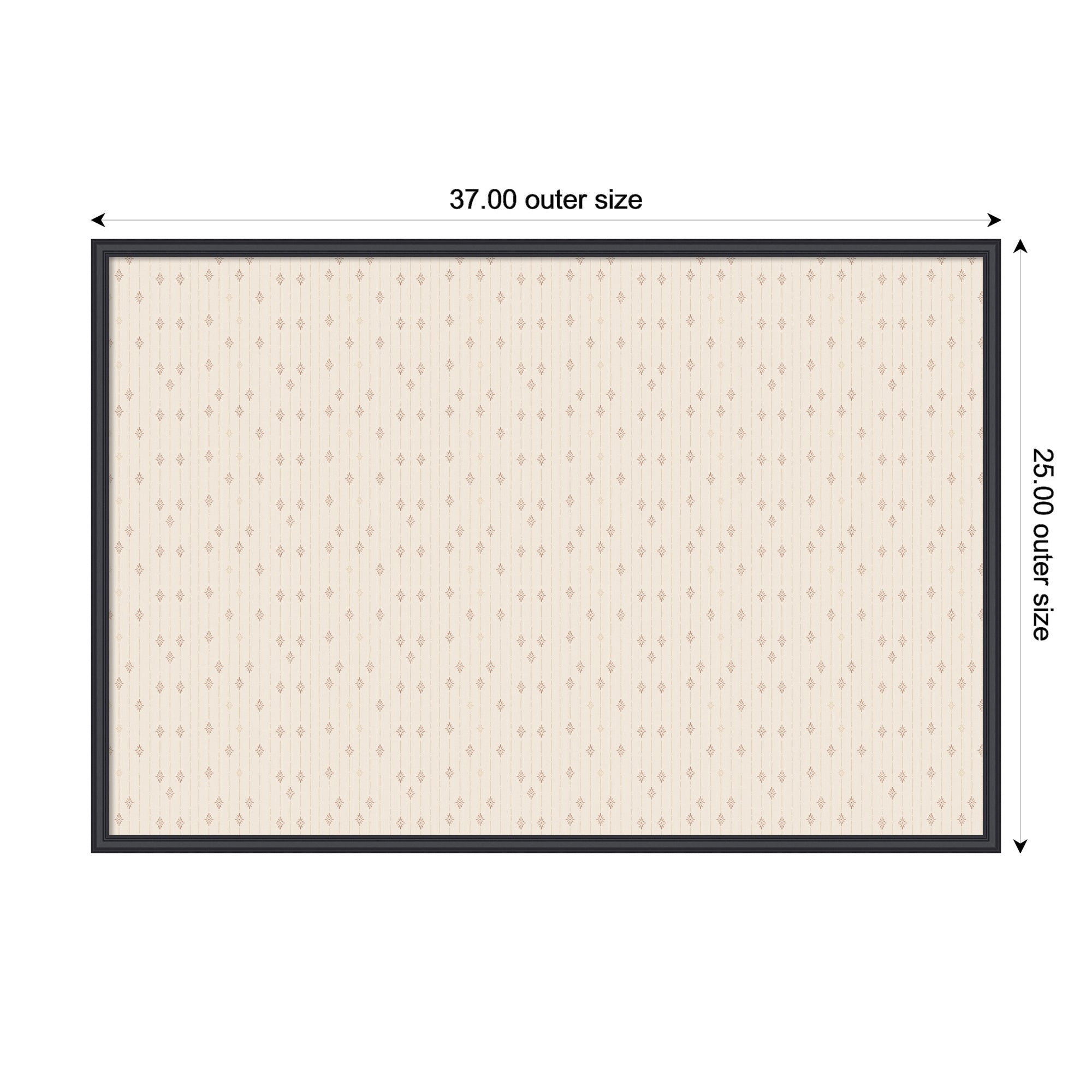 Magnetic Canvas 37x25 Edith Black 2