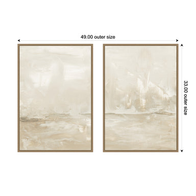 Art Set 2 Piece Set 23x33 Sylvie Dark Gold 2