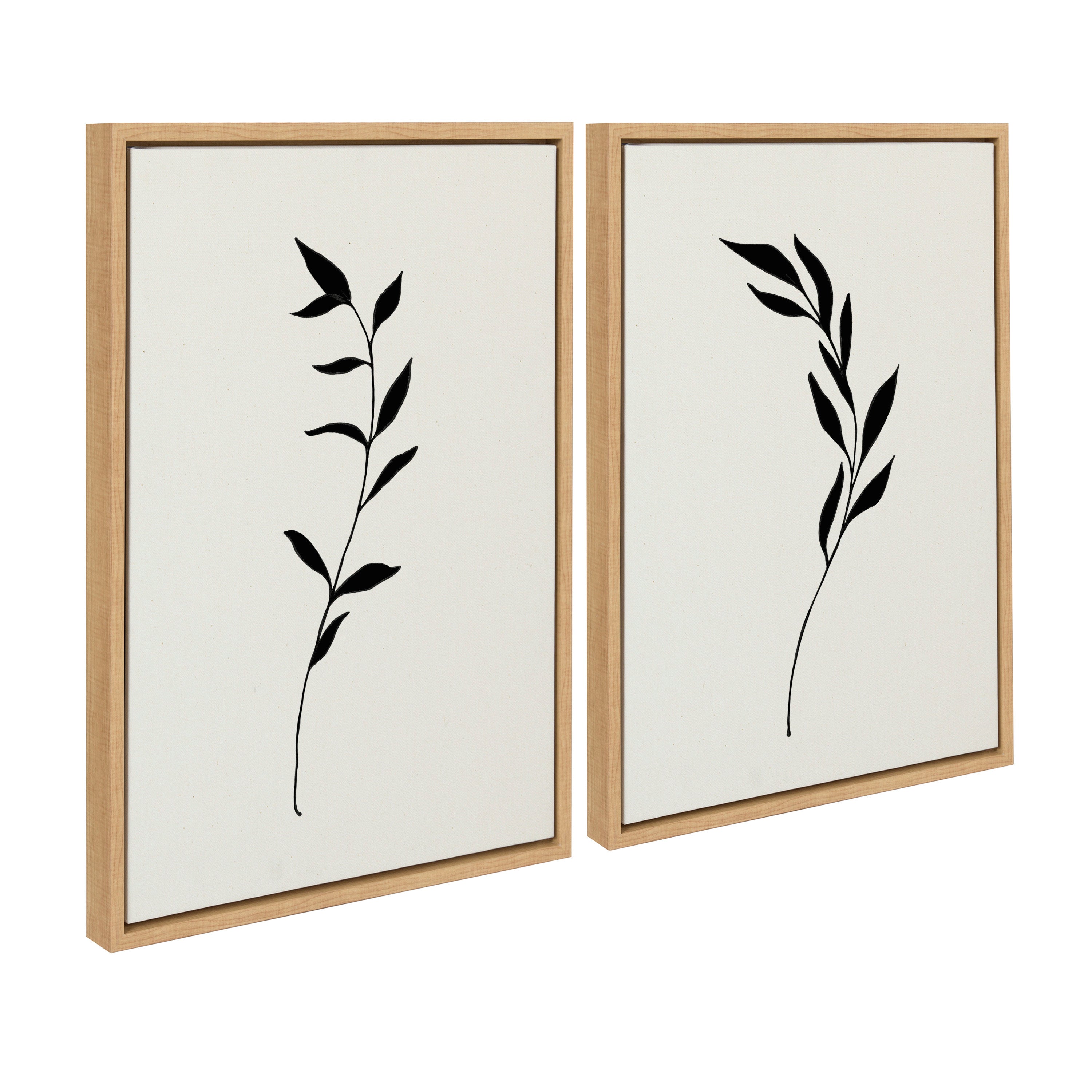 Art Set Sylvie Natural 2 Piece Set 18x24 2