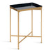 Side Table Navy Blue Gold 18x12x26 1
