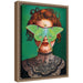 Framed Canvas Sylvie Beaded Dark Gold 10x13 1