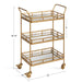 Bar Cart 23x13x35 Gold 2