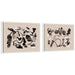 Framed Canvas Sylvie White 2 Piece Set 18x24 1