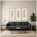 Art Set 3 Piece Set 18x40 Sylvie Dark Gold 6