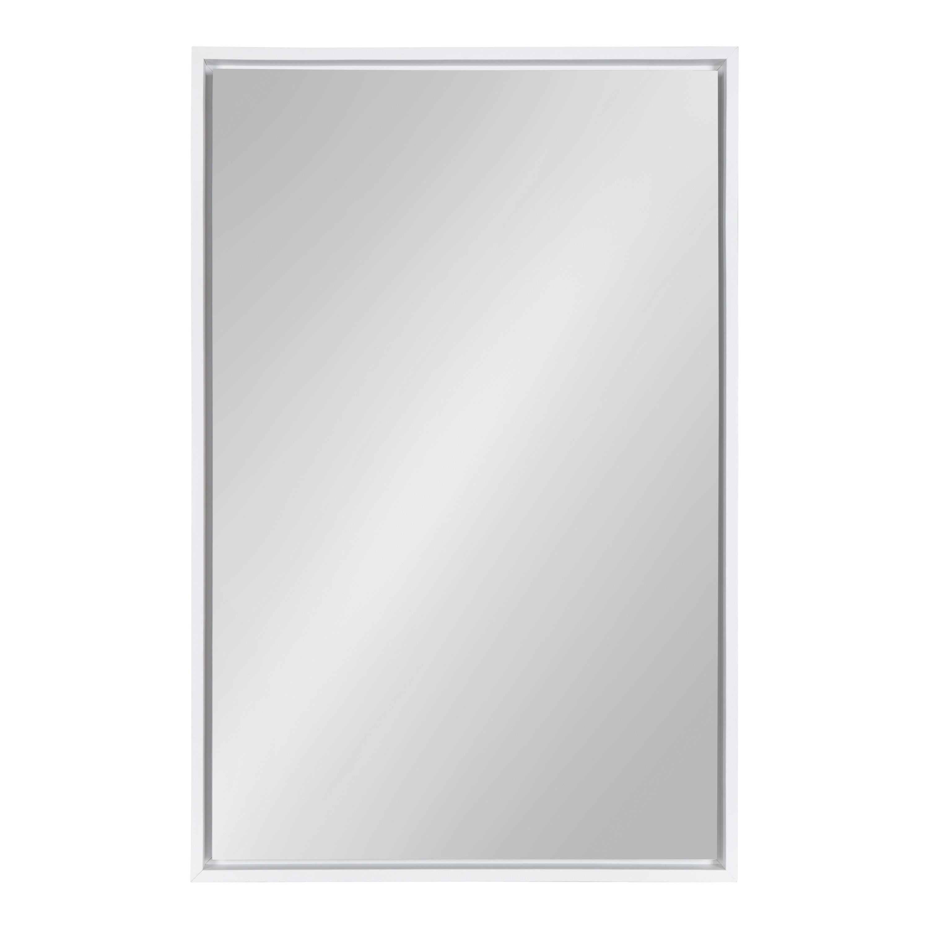 Rectangle Mirror White 24x36 2
