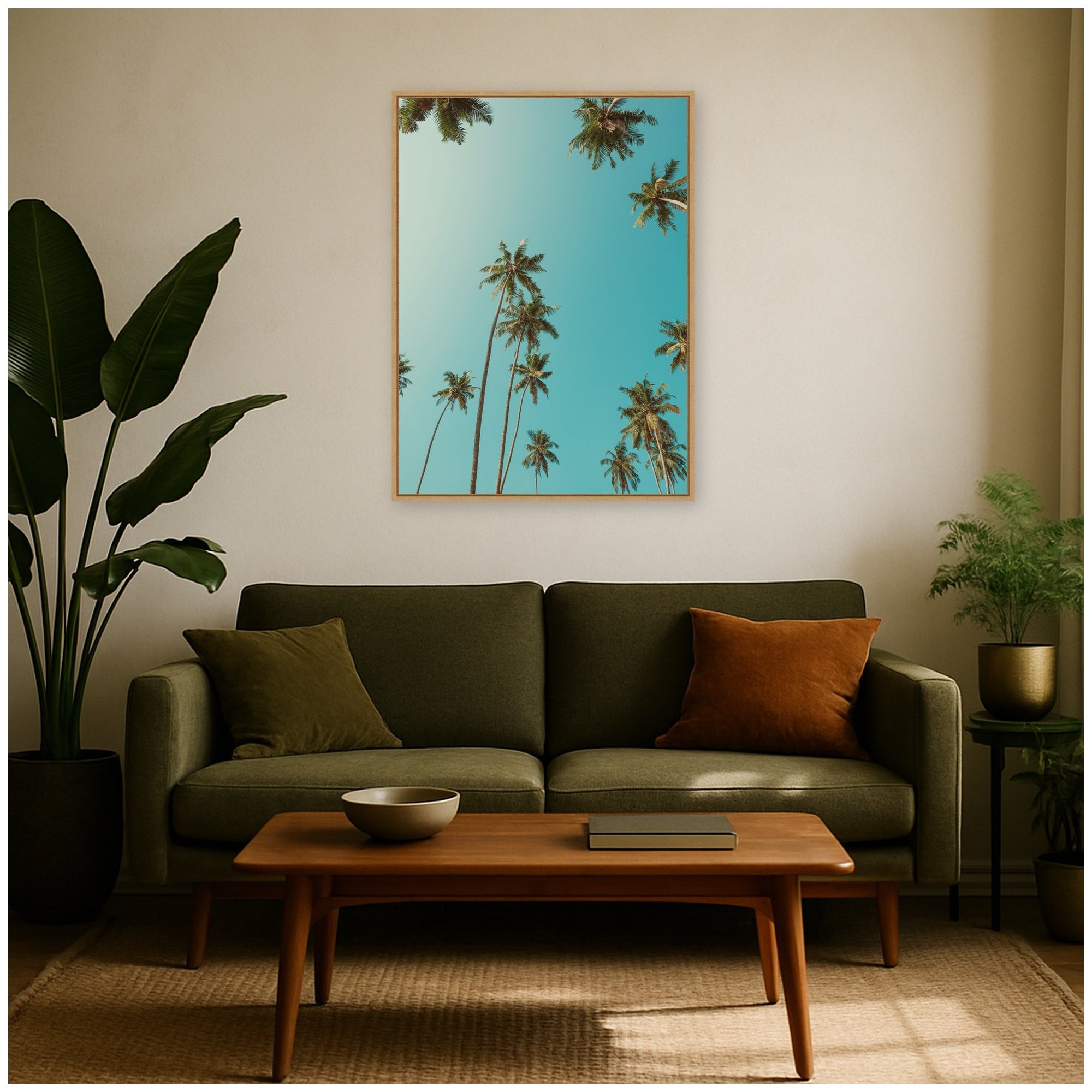 Framed Canvas 28x38 Sylvie Natural 6
