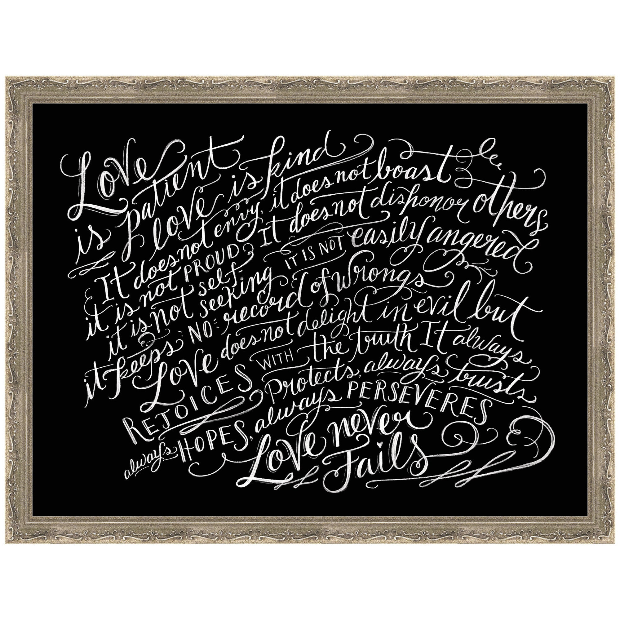 Mounted Canvas 22x17 Mila Dark Silver 1