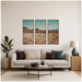 Art Set Sylvie Walnut 3 Piece Set 18x40 5