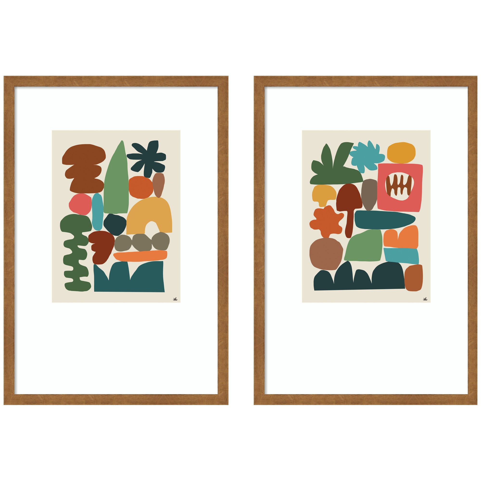 Night Chords 2 Piece Framed Wall Art Print Set by Kelly Knaga