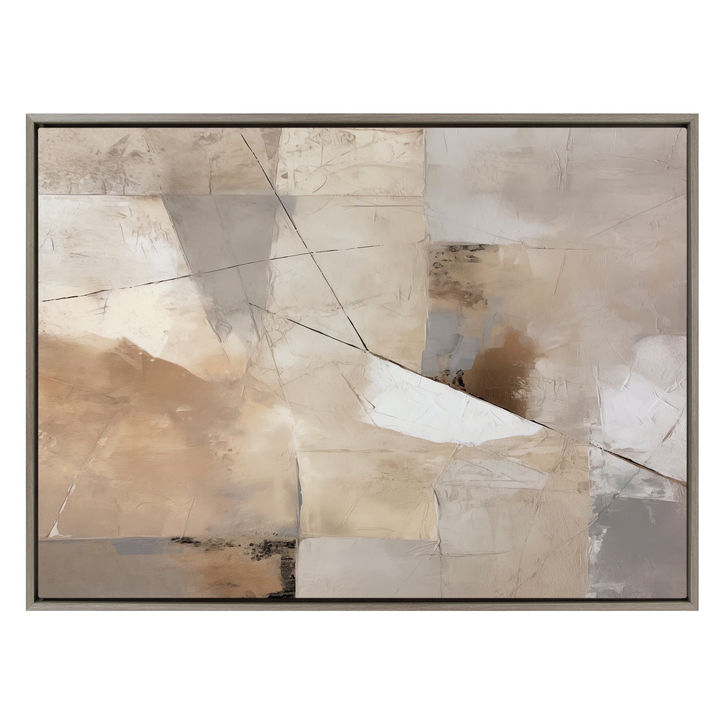 Framed Canvas 31.5x41.5 Sylvie Graywash 2