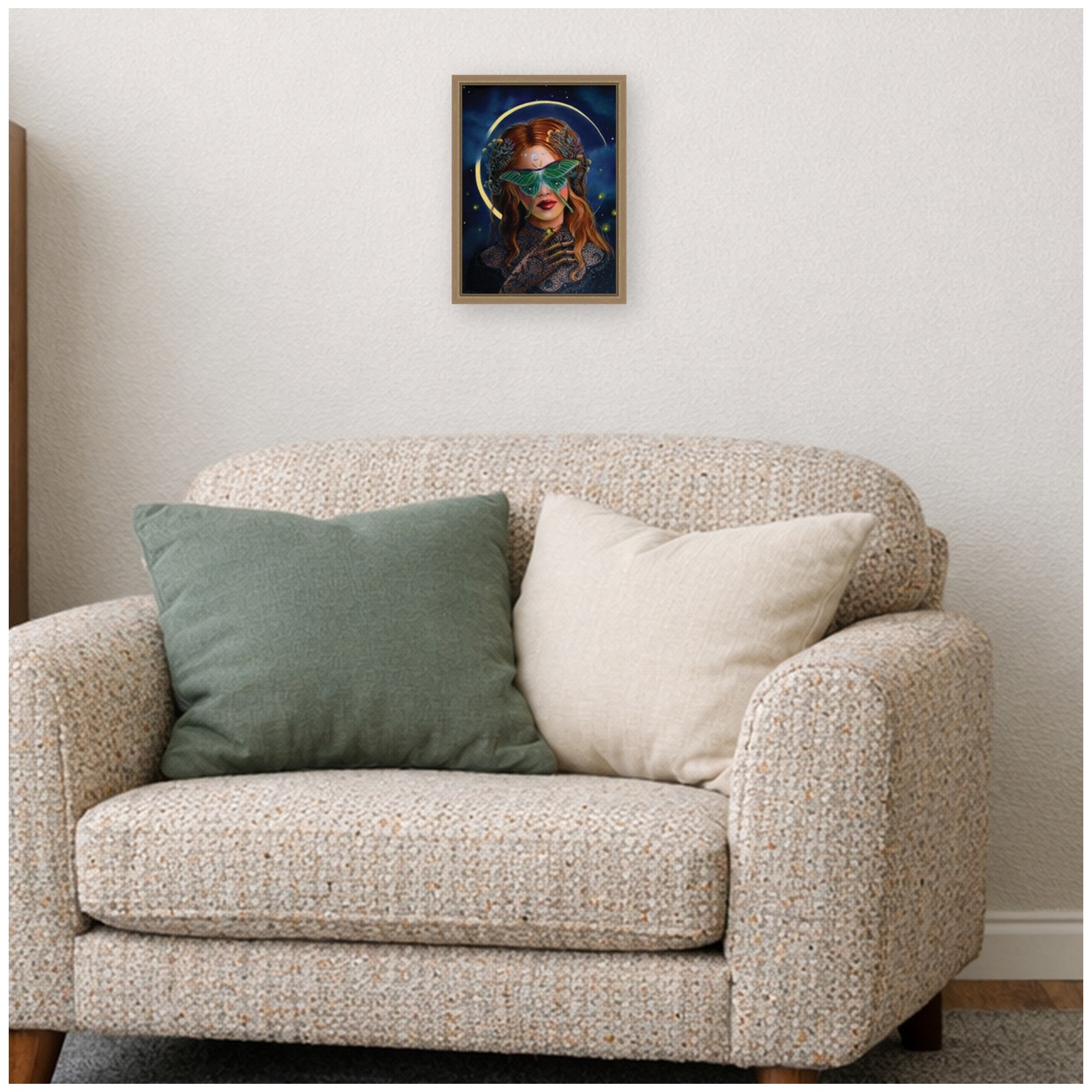 Framed Canvas 10x13 Sylvie Dark Gold 5