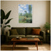 Framed Canvas 28x38 Sylvie Beaded White 6