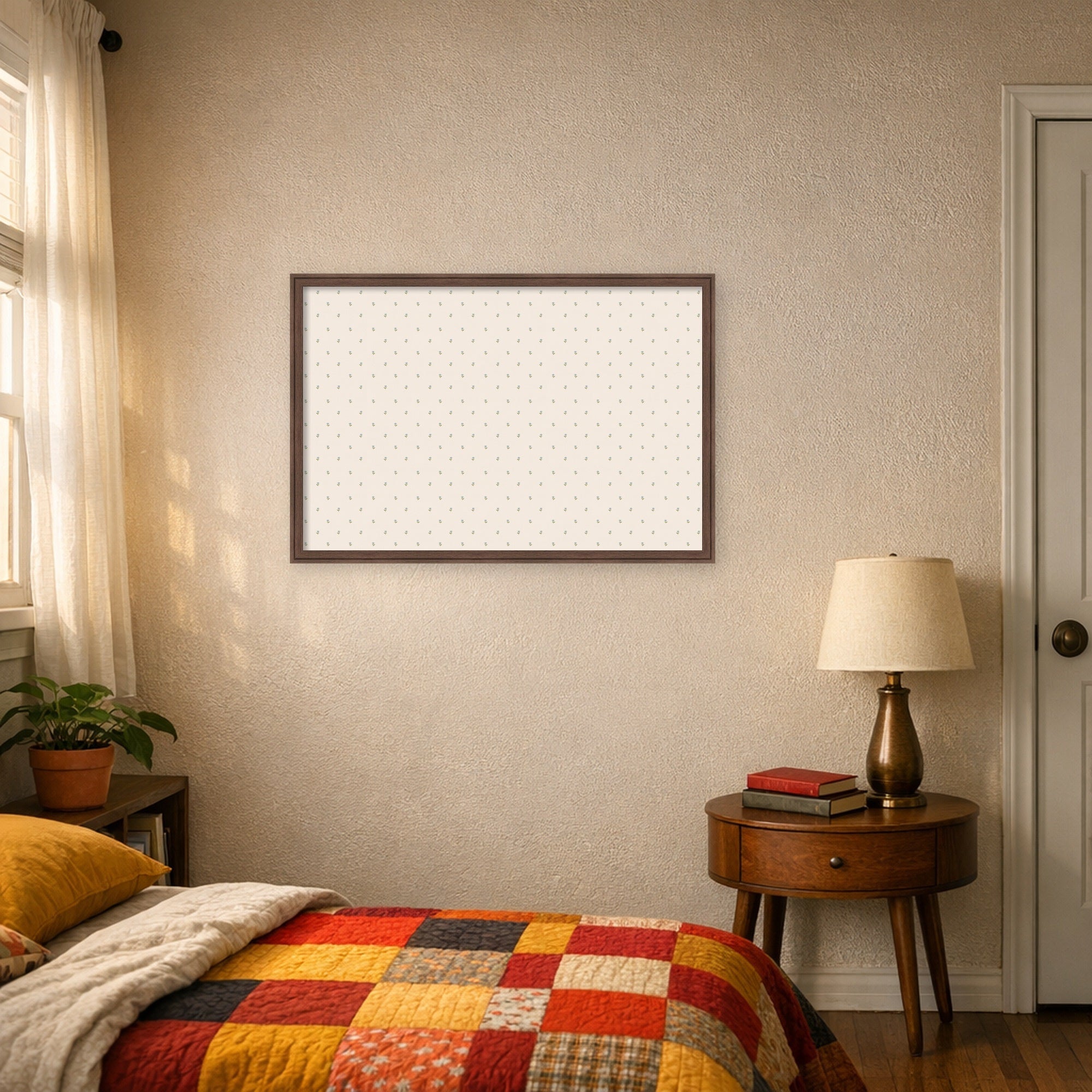 Magnetic Canvas 38x26 Florence Medium Brown 5