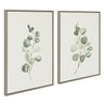 Sylvie Eucalyptus Framed Canvas Set by Maja Mitrovic of Makes My Day Happy