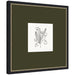 Framed Art 26x26 Green Matted to 11x11 Belmont Black 7