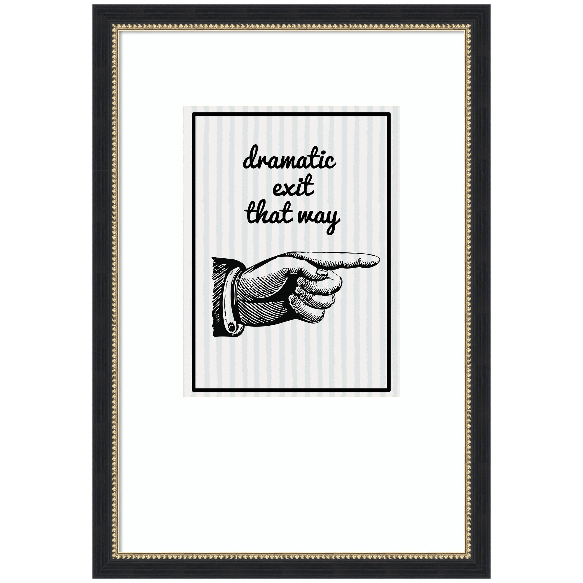 Dramatic Exit by Megan Ryan Framed Wall Art Print