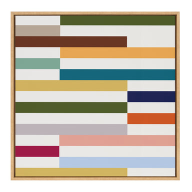 Framed Canvas 30x30 Sylvie Natural 2
