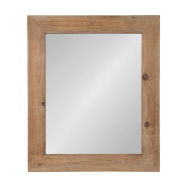 Rectangle Mirror Rustic Brown 36x30 1