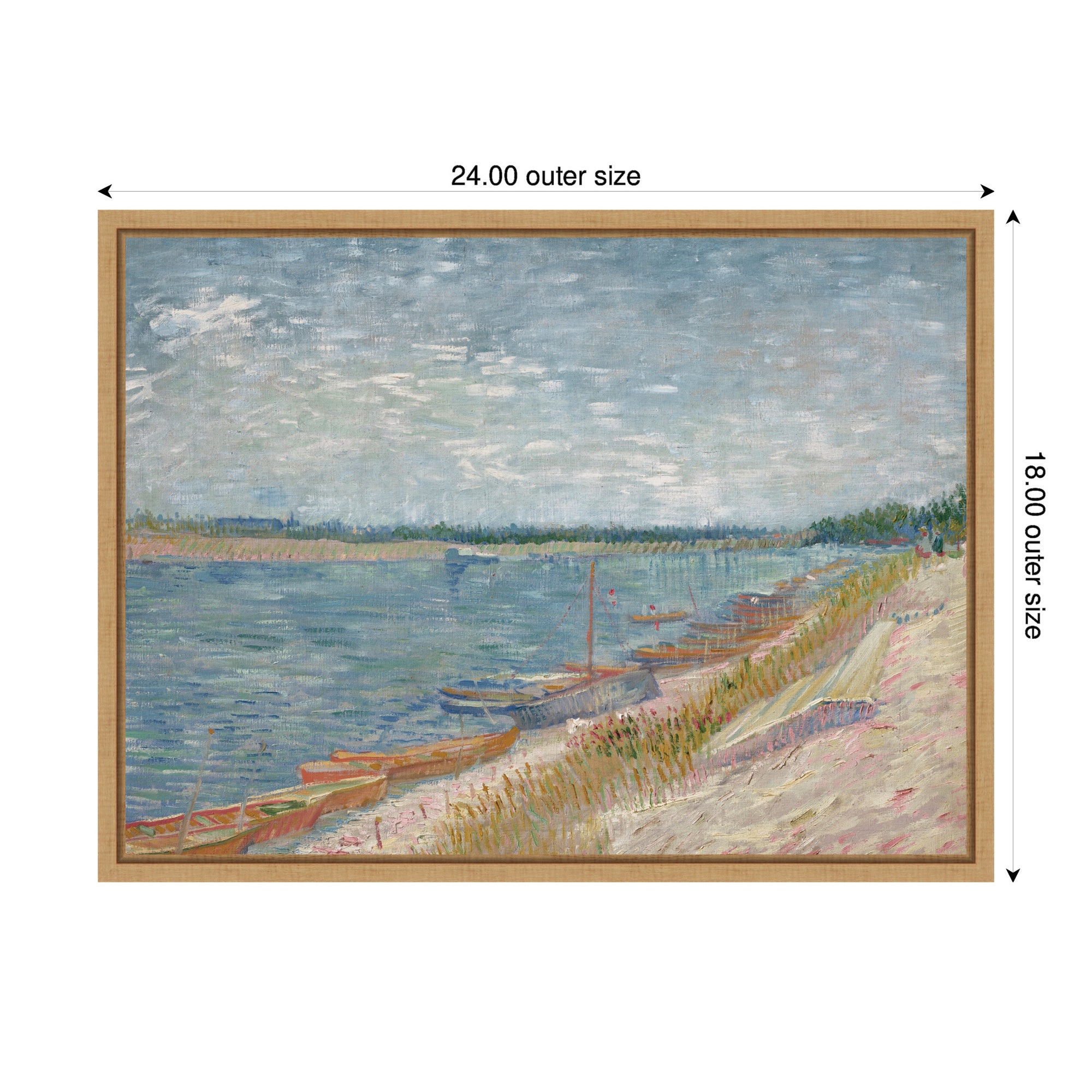 Framed Canvas 24x18 Sylvie Natural 2