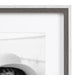 Wall Frame 11x14 matted to 8x10 Gray White 4