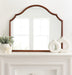 Arch Mirror Walnut Brown 32x28 7