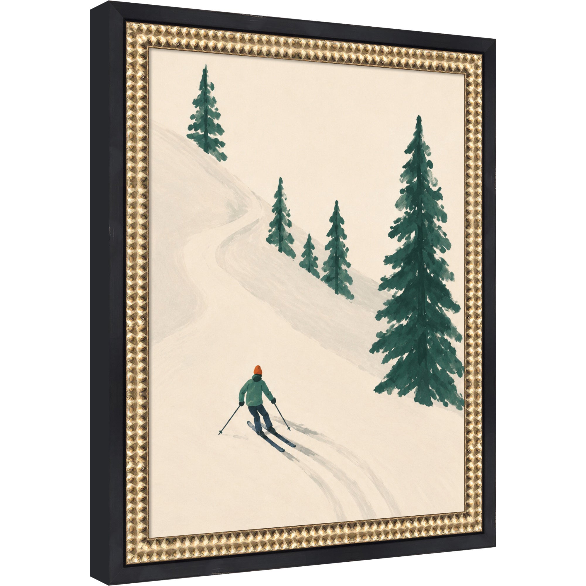 Mounted Canvas Castellan Black 13x16 1