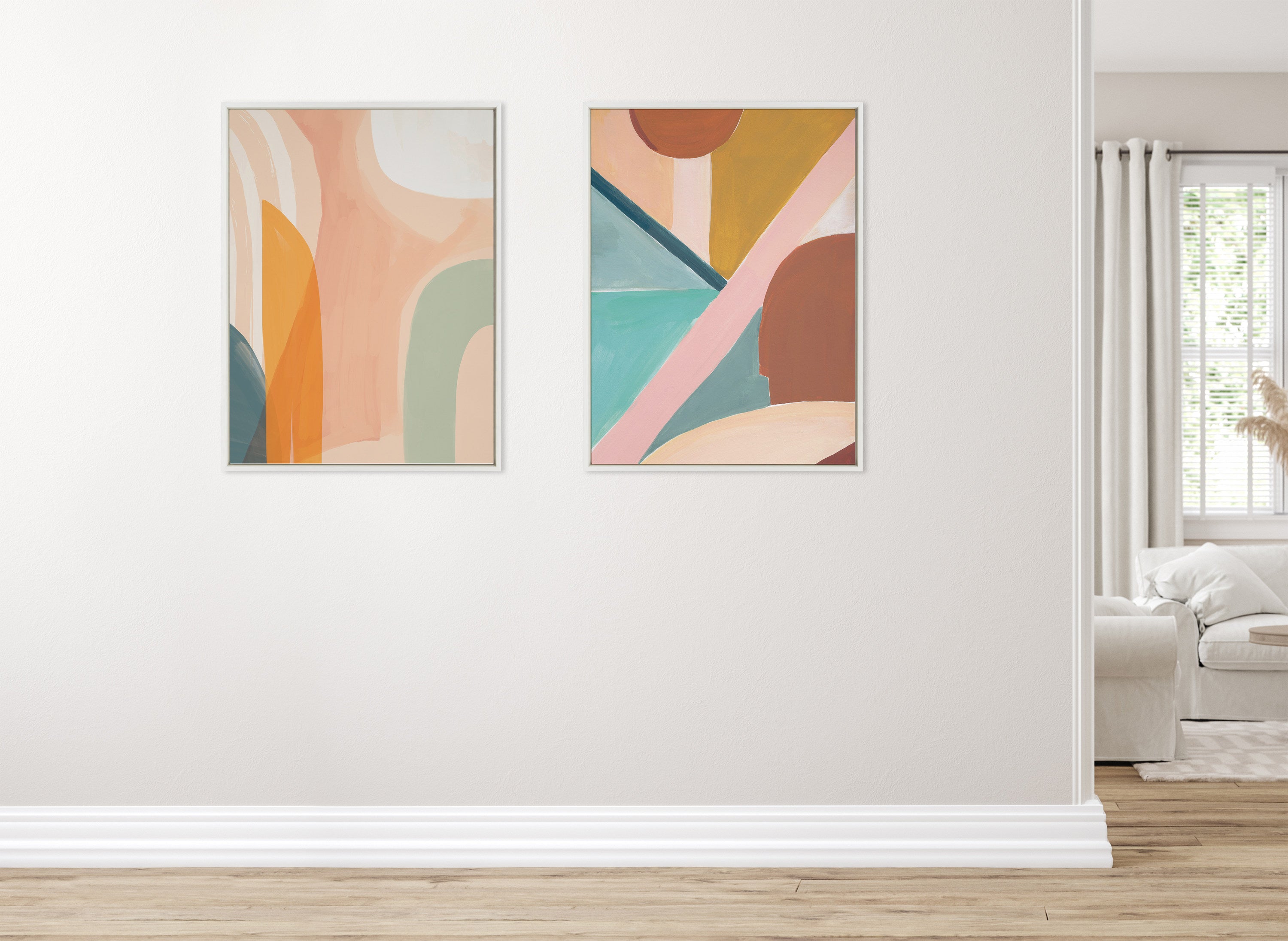 Framed Canvas 28x38 Sylvie White 6