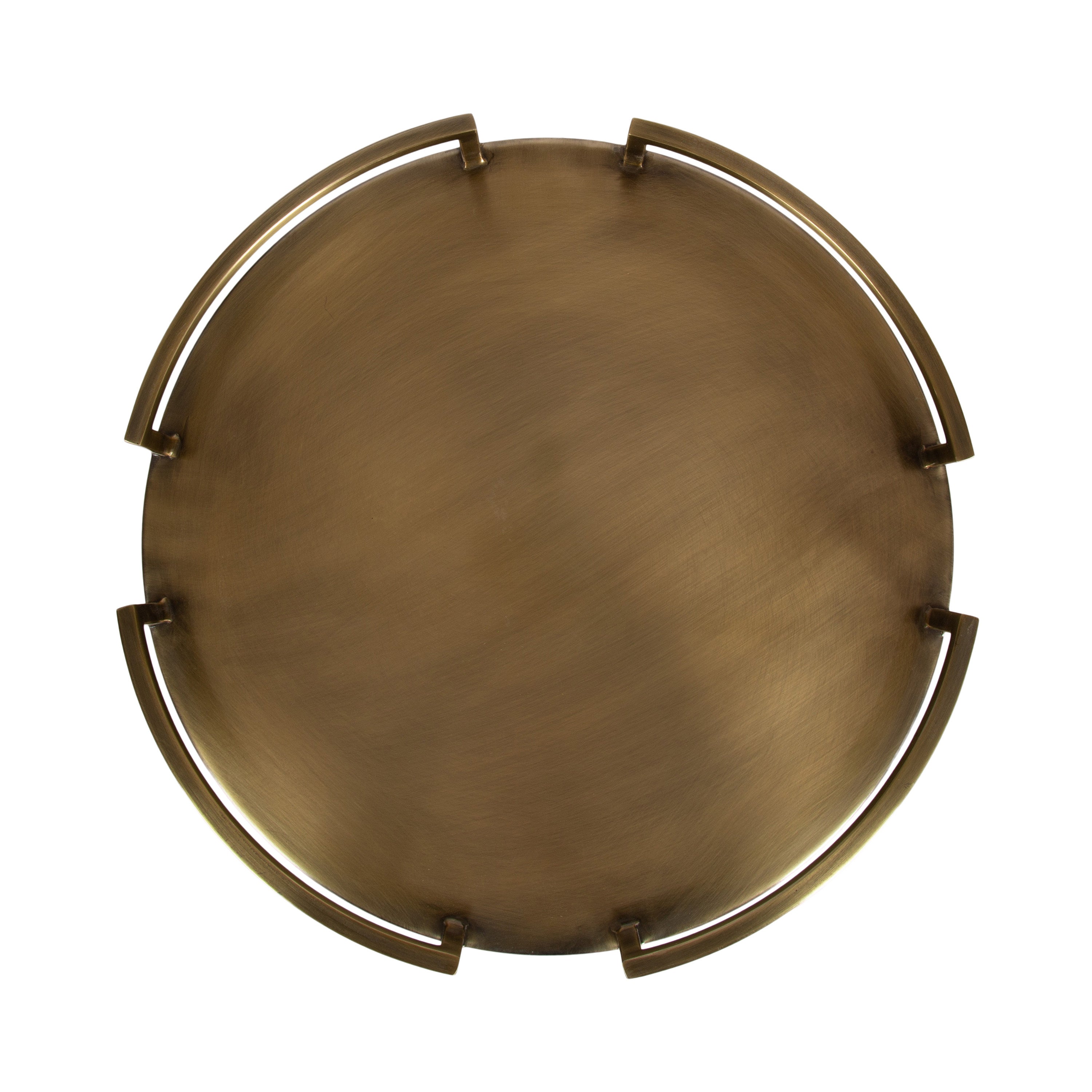 Single Tray Brass 16" diameter 4