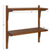 Accent Shelf Walnut Brown 24x8x24 2
