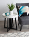 Side Table Black White 20x20x20 6