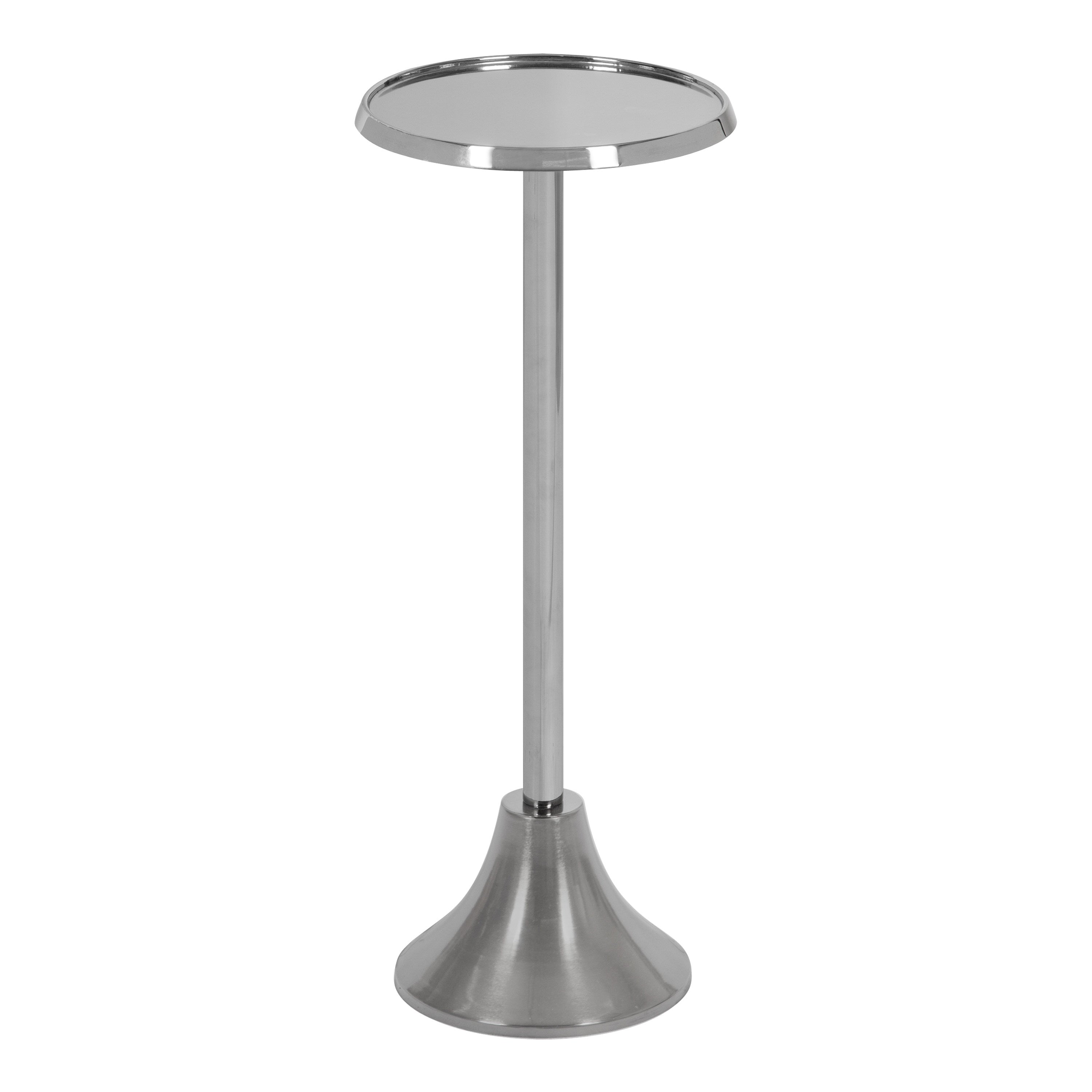 Drink Table Silver 9x9x23 1