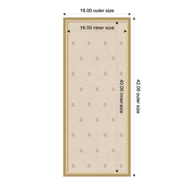 Pinboard Florence Gold 18x42 2
