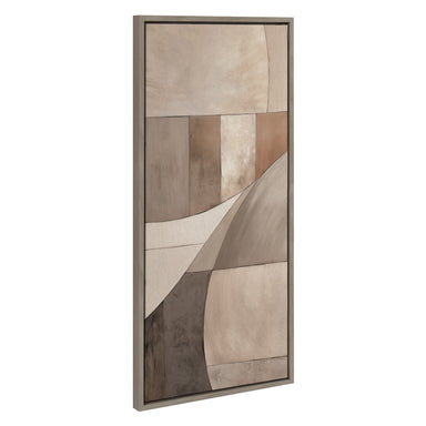 Framed Canvas 18x40 Sylvie Graywash 1