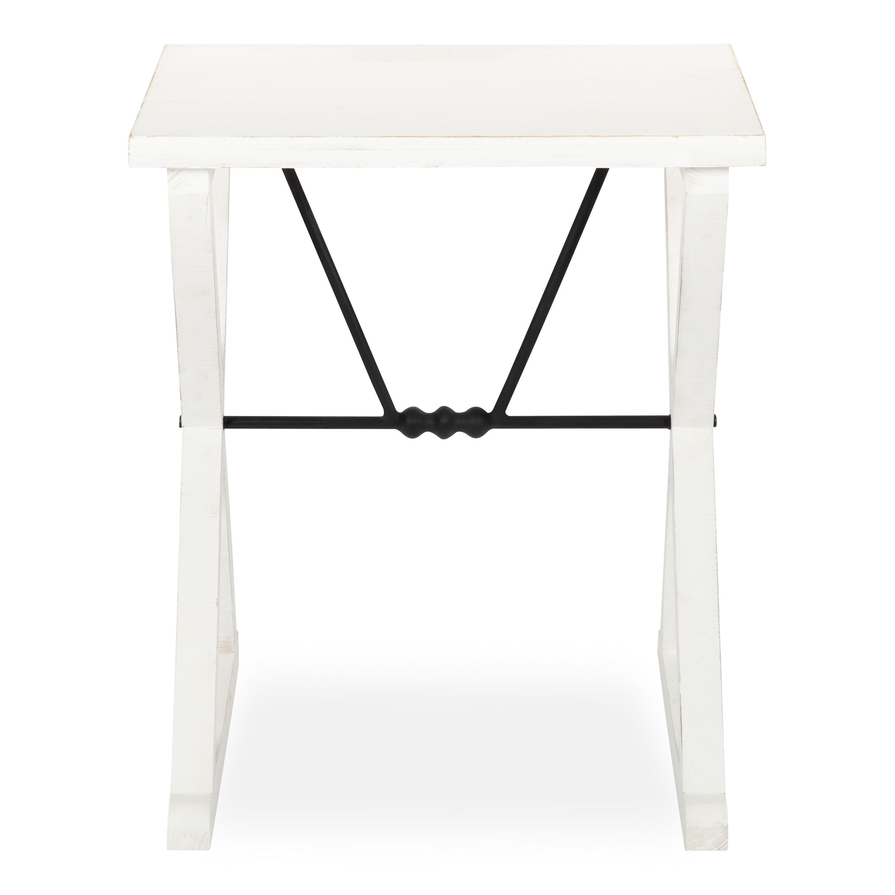 Side Table White 22x14x26 3