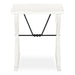 Side Table White 22x14x26 3