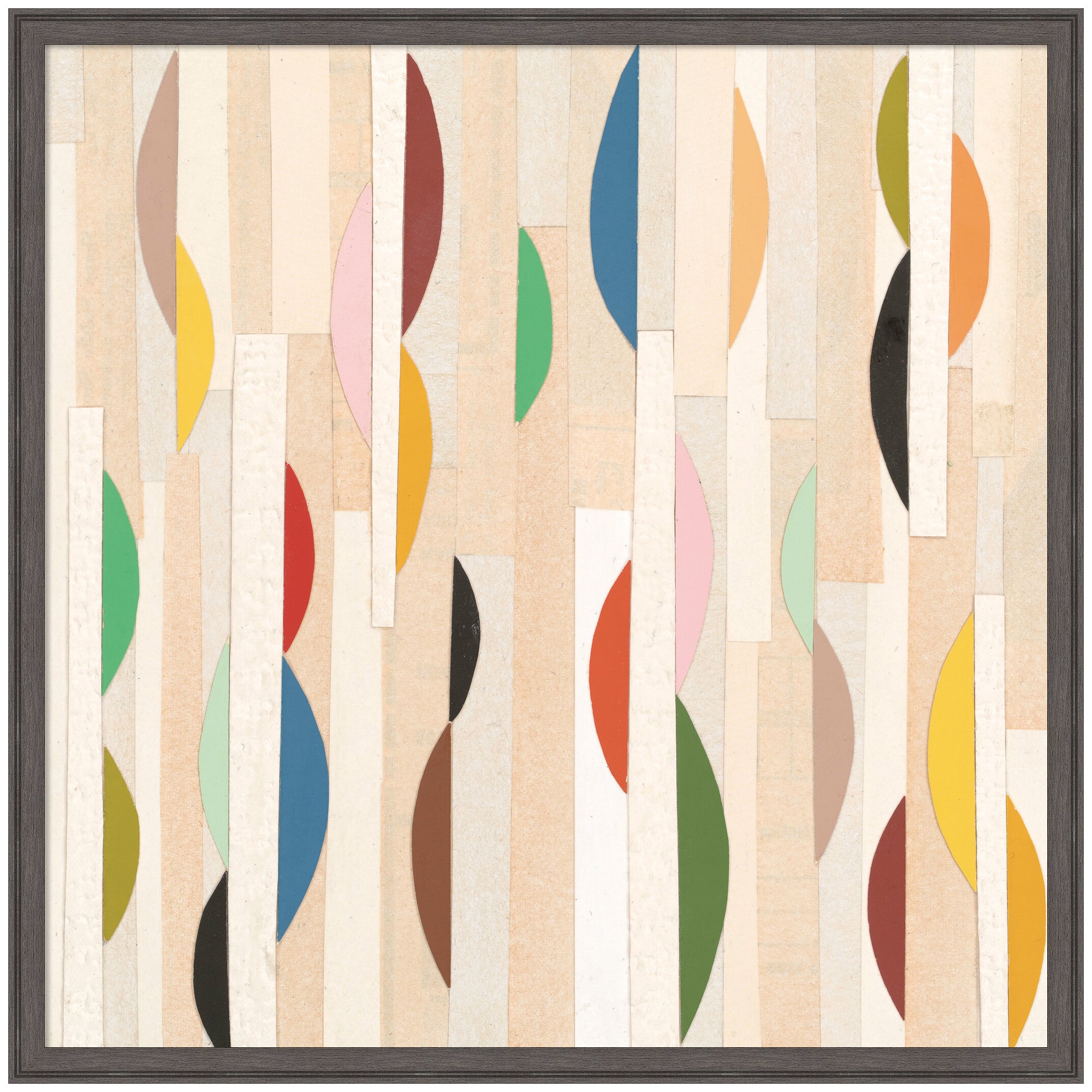 Geometric Abstract 1 by Felicia Dadak Framed Mounted Canvas Wall Art Print