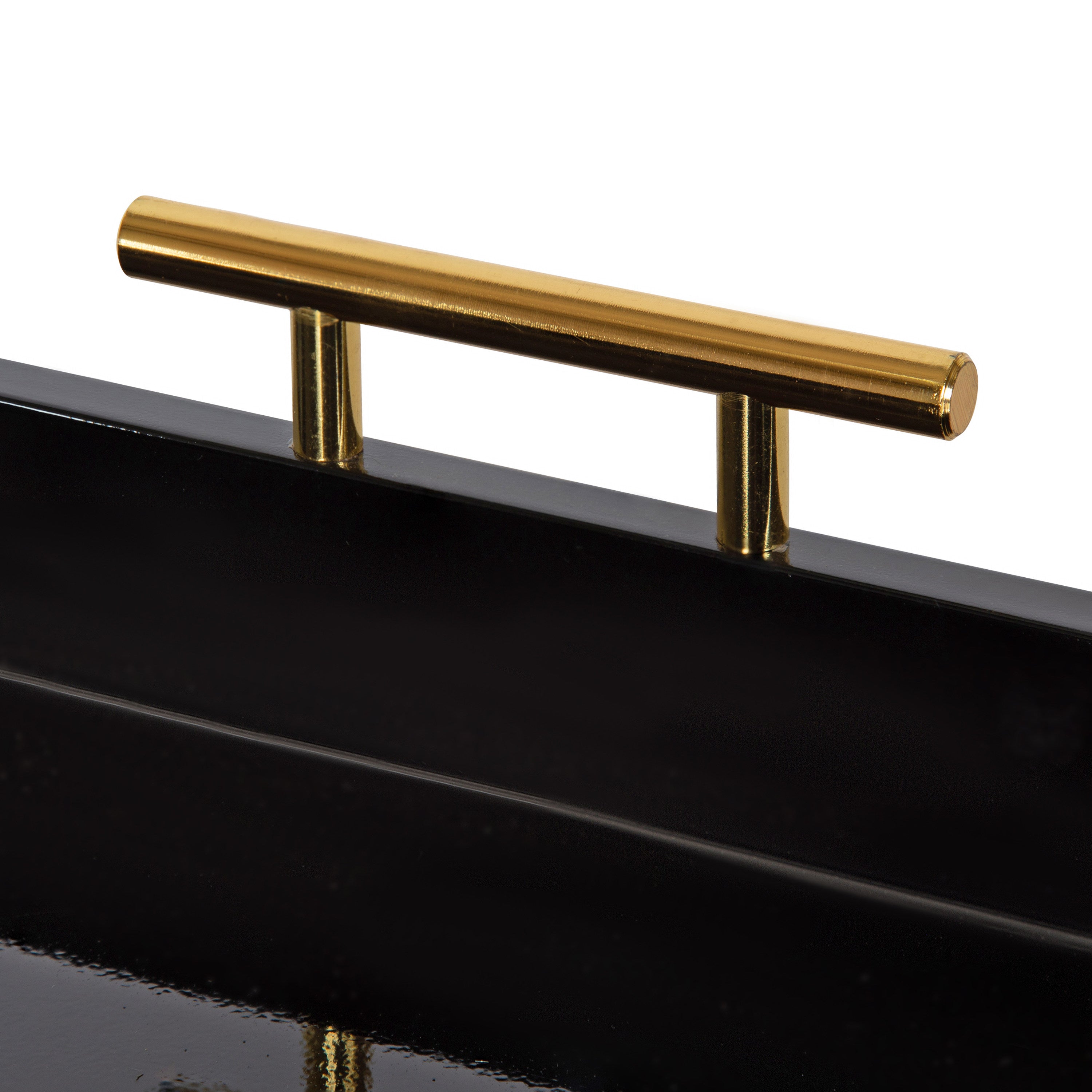 Single Tray Black Gold 18x18 4
