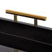 Single Tray Black Gold 18x18 4