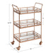 Bar Cart 23x13x35 Rose Gold 2