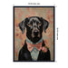 Framed Canvas 18x24 Sylvie Beaded Black 2