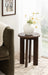Side Table Dark Brown 14x14x20 7