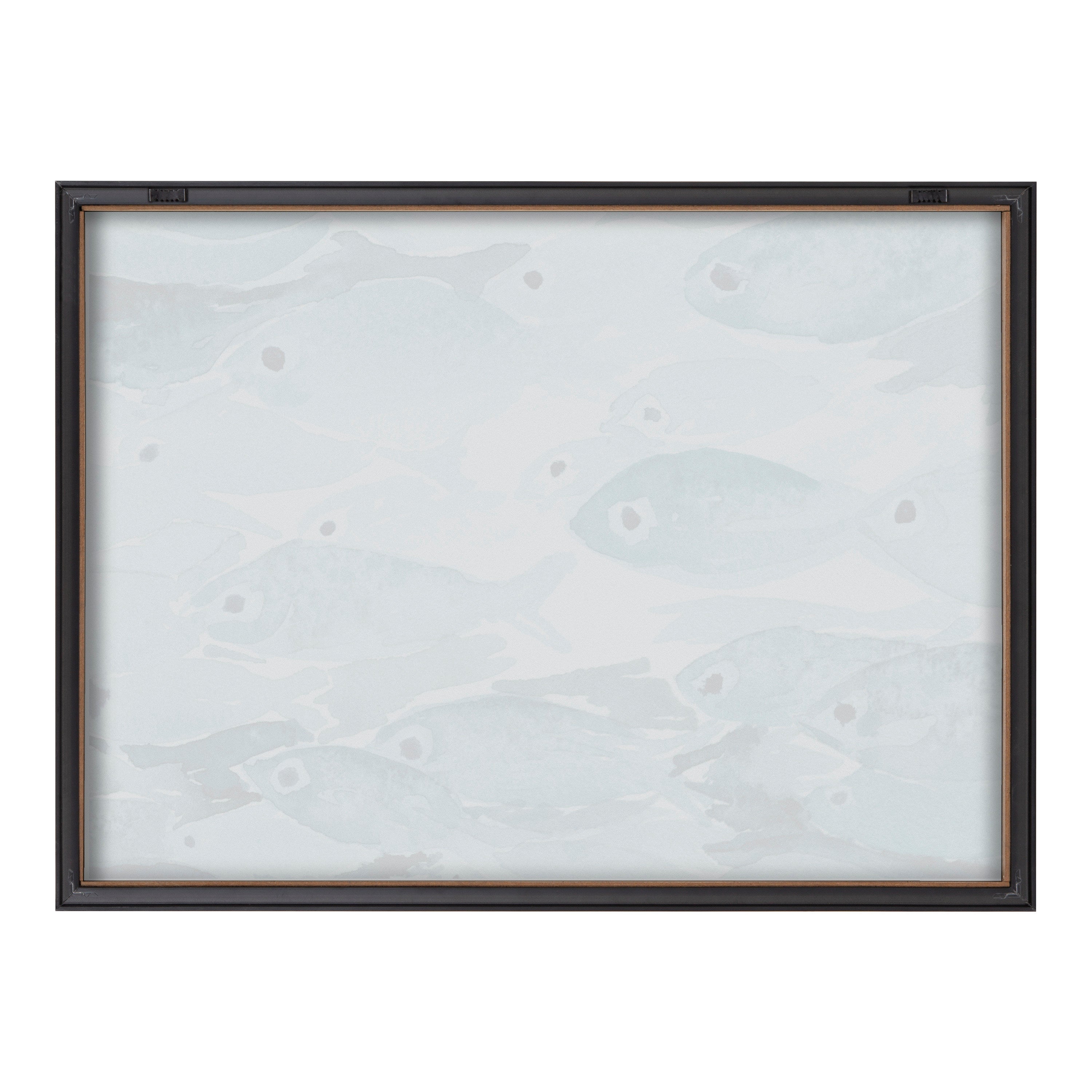Blake Aholehole Framed Printed Glass by Janet Meinke-Lau