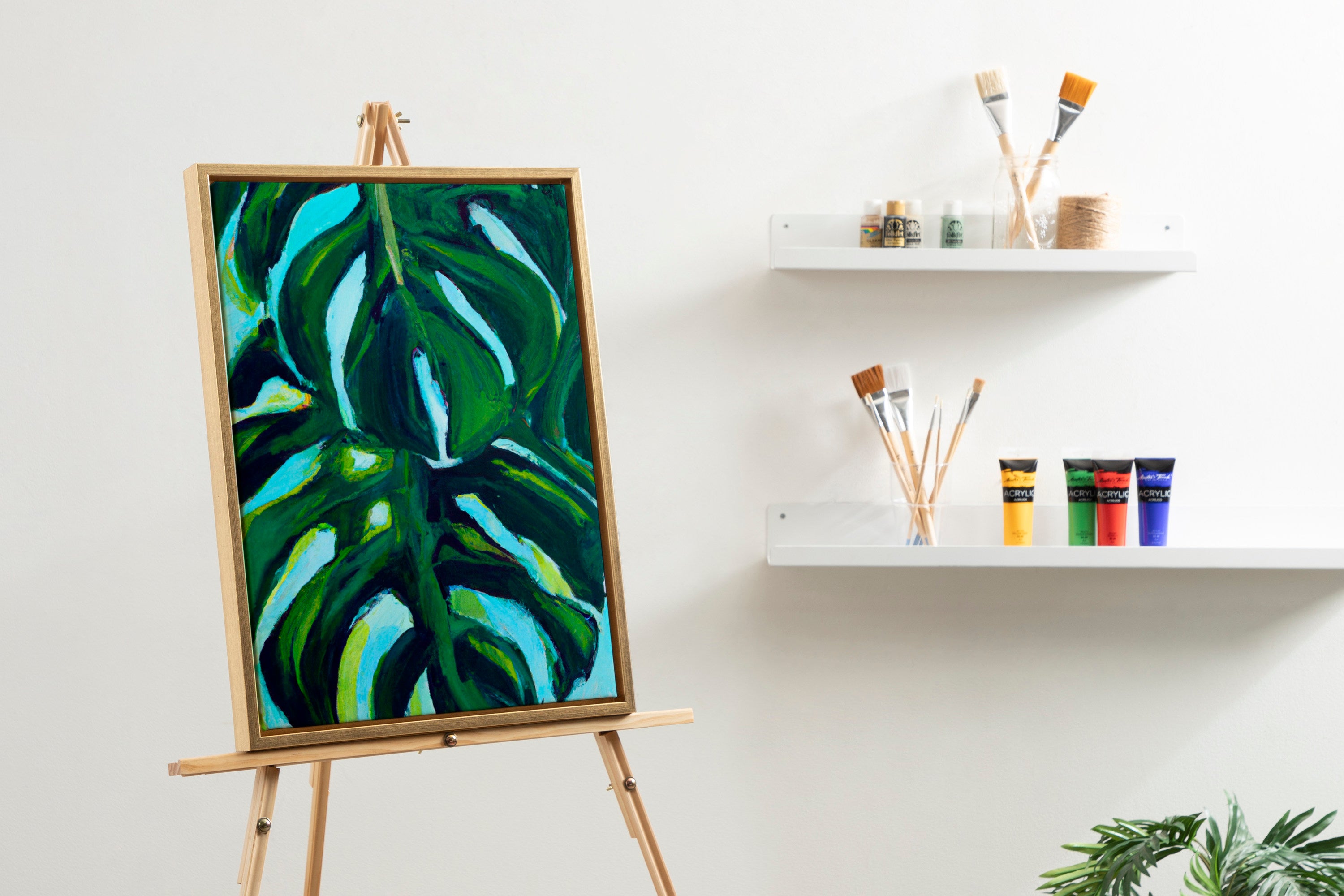 Framed Canvas 18x24 Sylvie Bright Gold 4